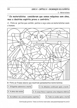 Passatempo Espírita - 3.Materialismo